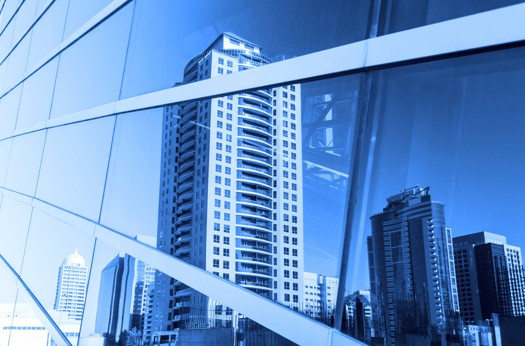 office building city window int glare reduction 